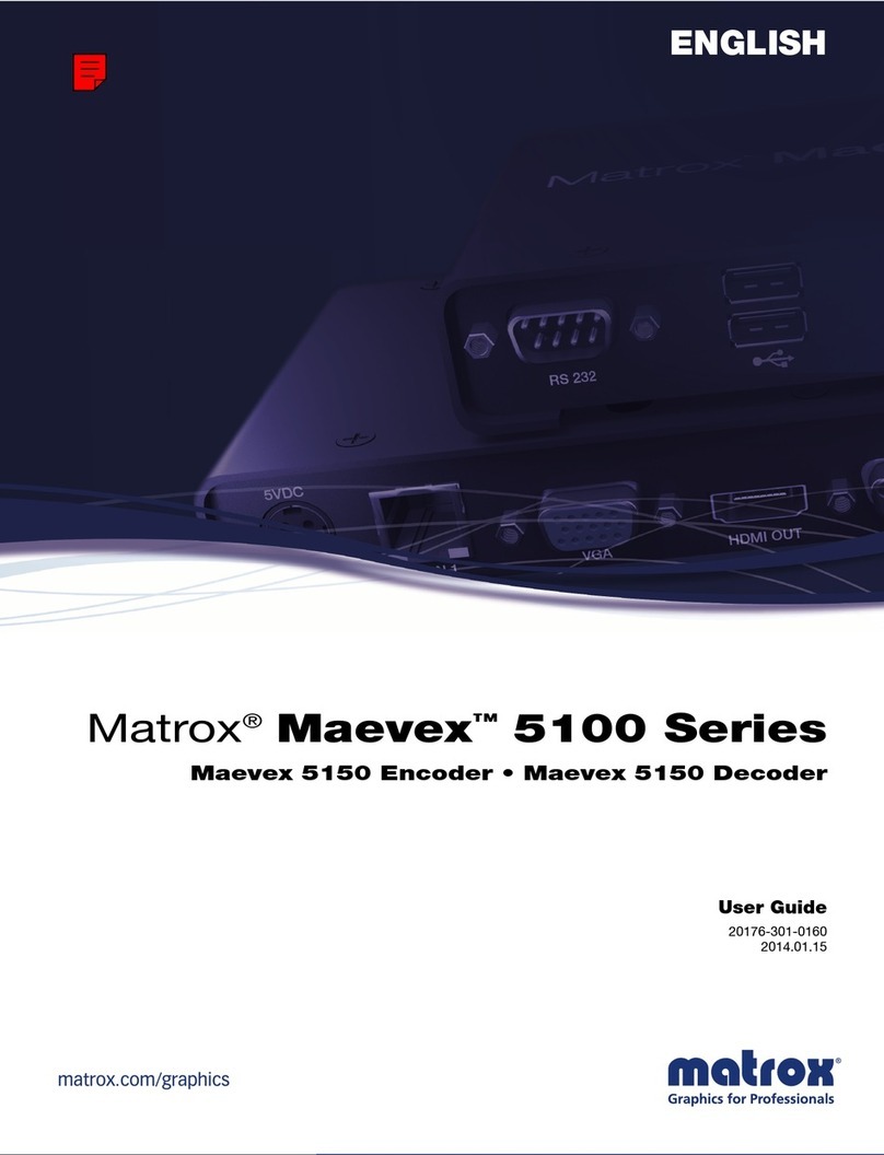 Matrox Maevex 5100 Series user guide