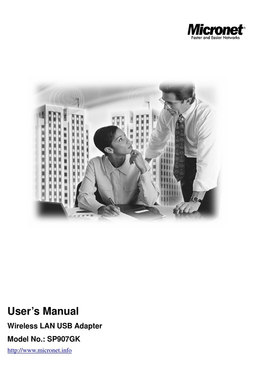 MicroNet SP907GK user manual
