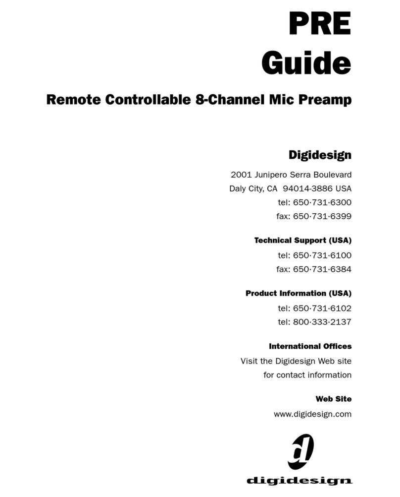 DigiDesign PRE Guide