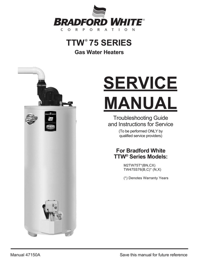 Bradford White TTW 75 SERIES Service manual Bradford White TTW 75 SERIES Service manual