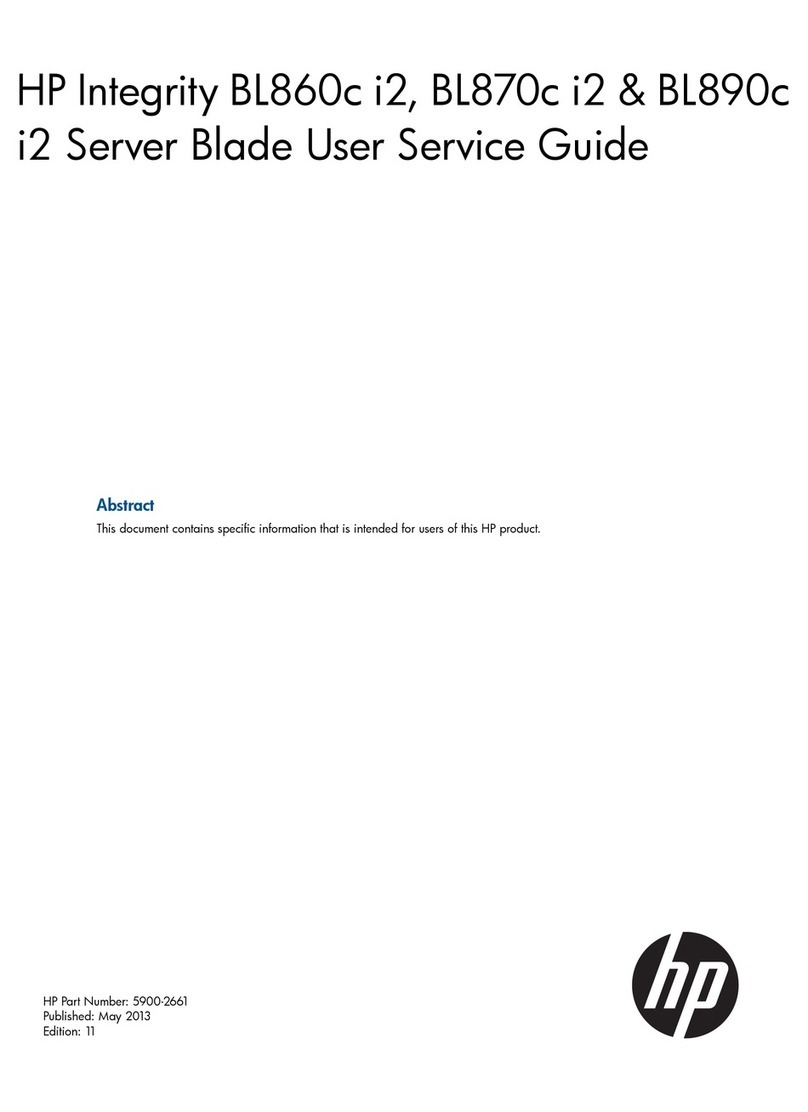 HP Integrity BL860c i2 User manual