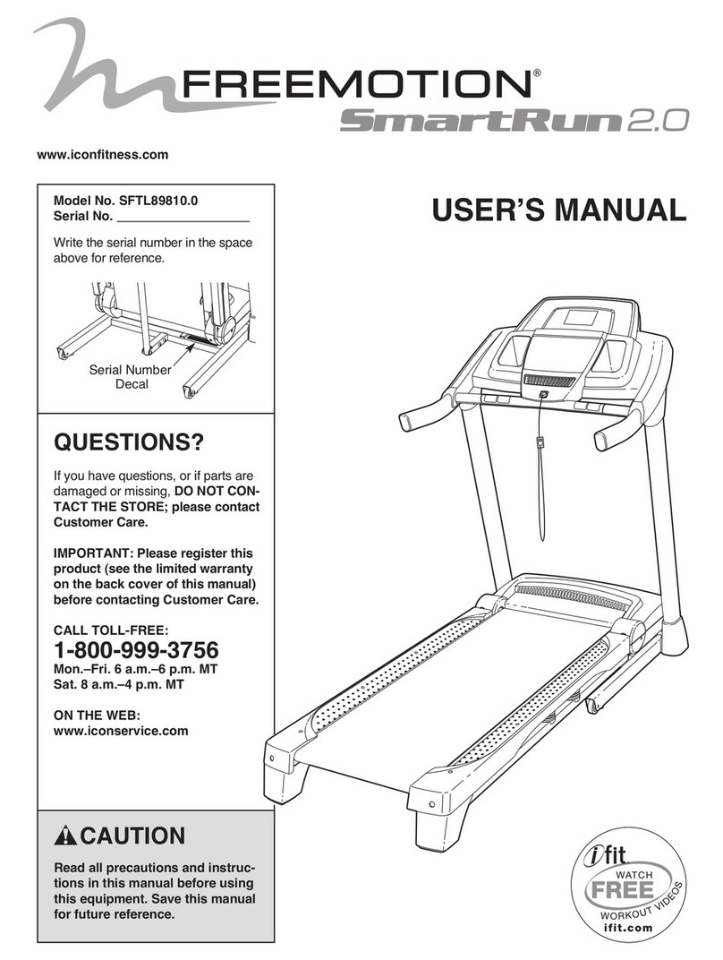 FREE MOTION SFTL89810.0 User manual