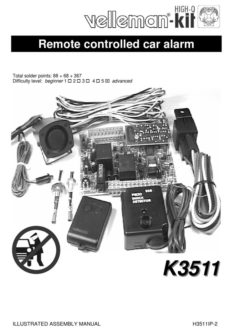 Velleman K3511 User manual