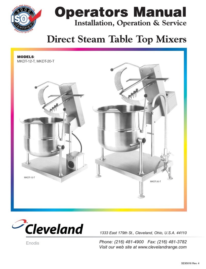 Cleveland MKDT-12-T Operator's manual