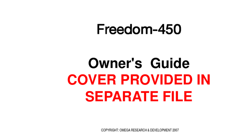 Omega Vehicle Security Freedom-450 User manual
