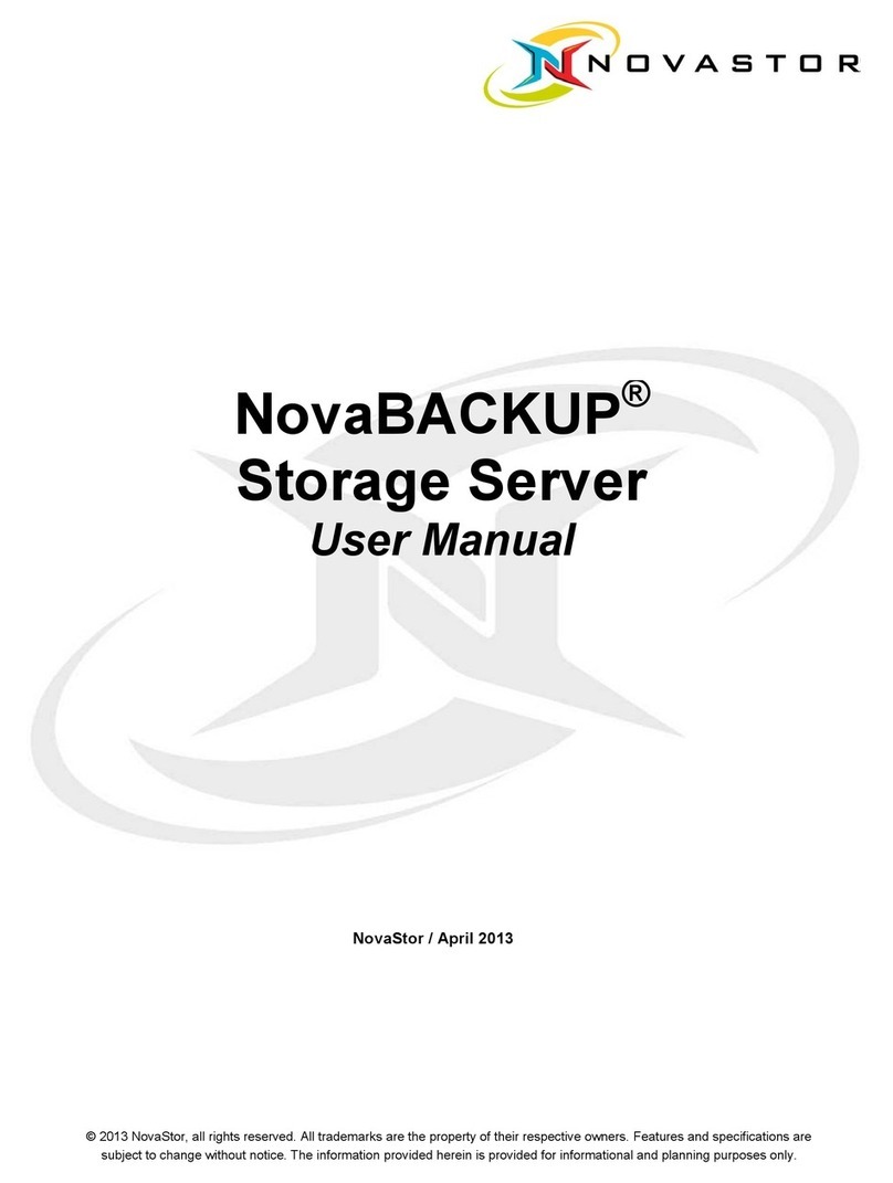 Novastor NovaBACKUP user manual