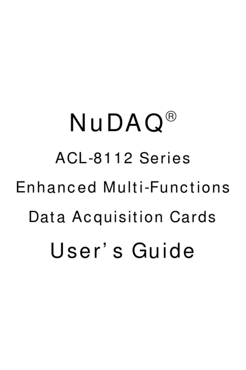 NuDAQ ACL-8112 Series User manual