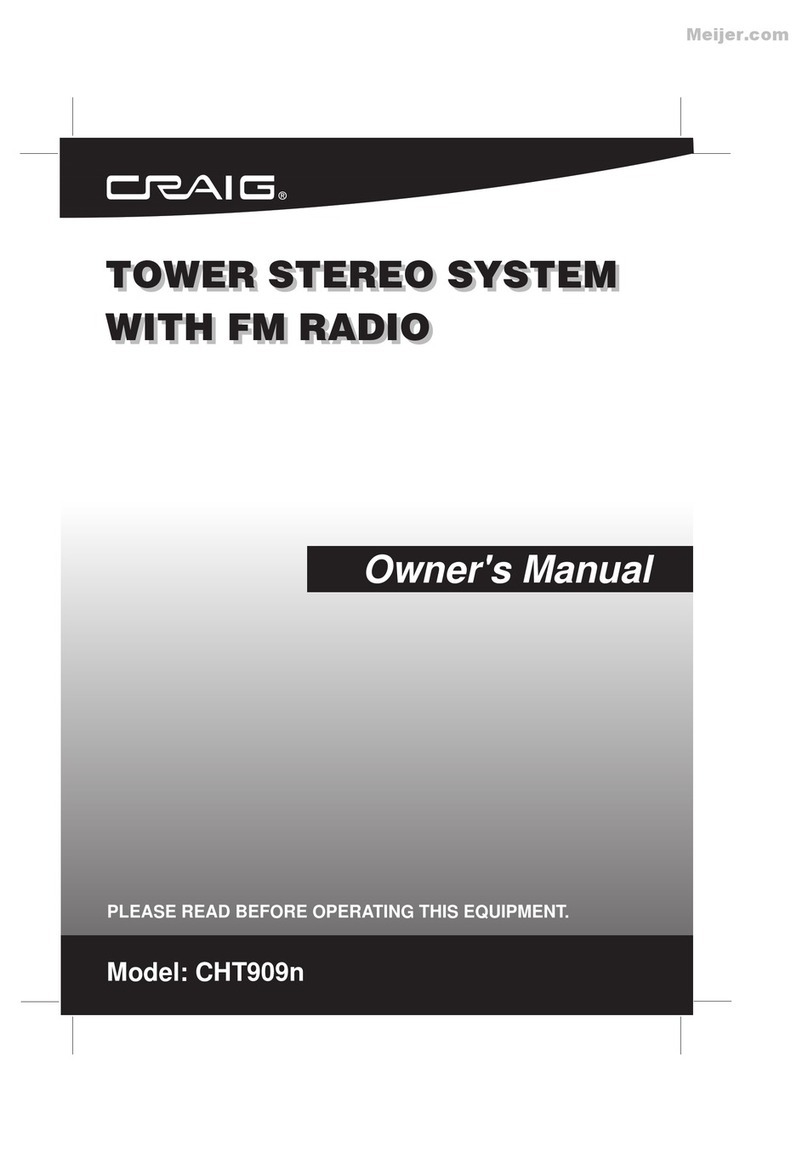 Craig CHT909n owner's manual