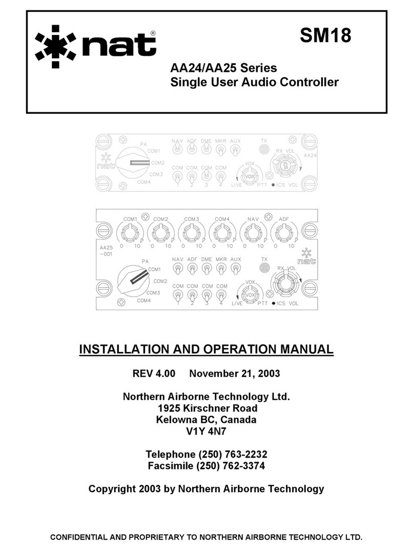 Northern Airborne Technology AA224 series Installation and operation manual