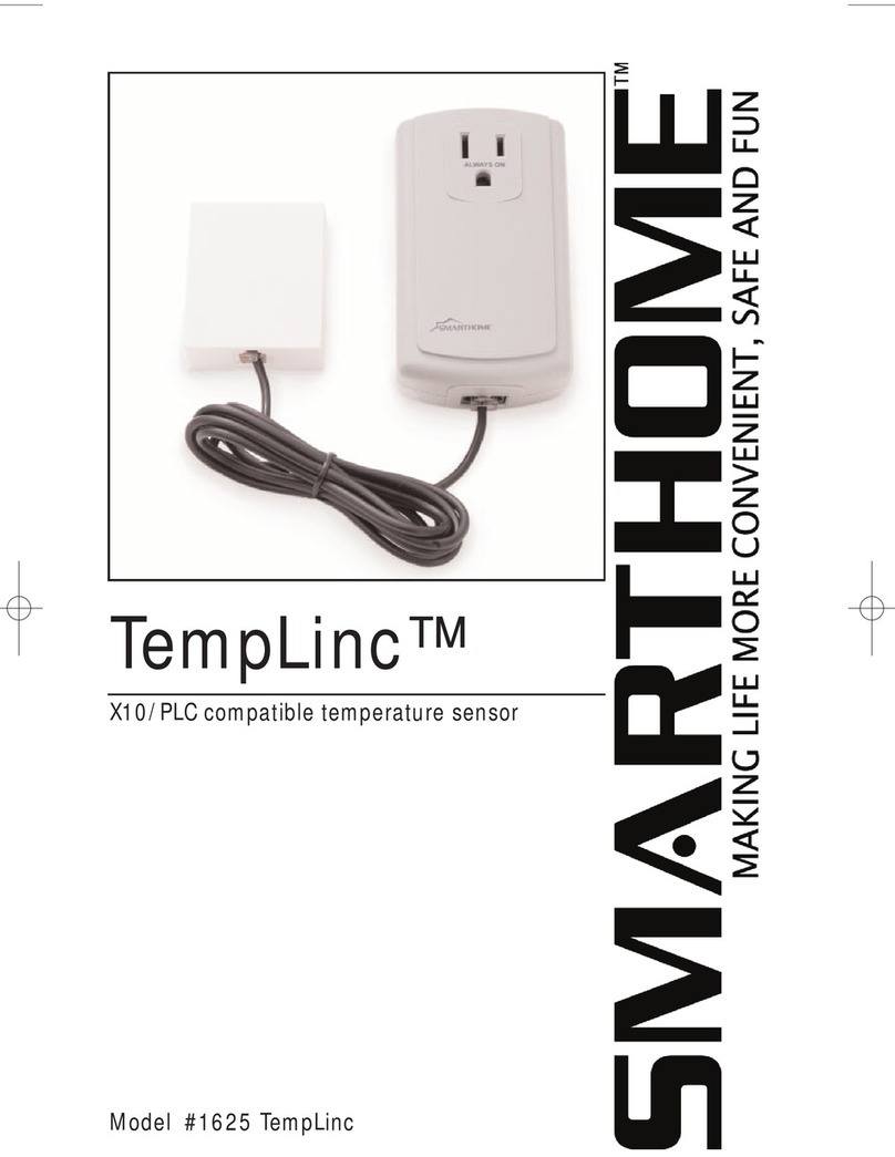 smart home 1625 TempLinc user manual