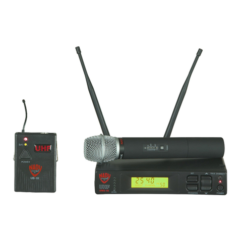 Nady Systems UWS-1K Series User manual