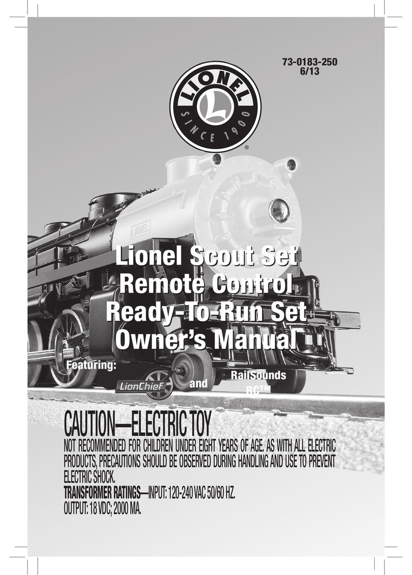 Lionel Scout Set User manual