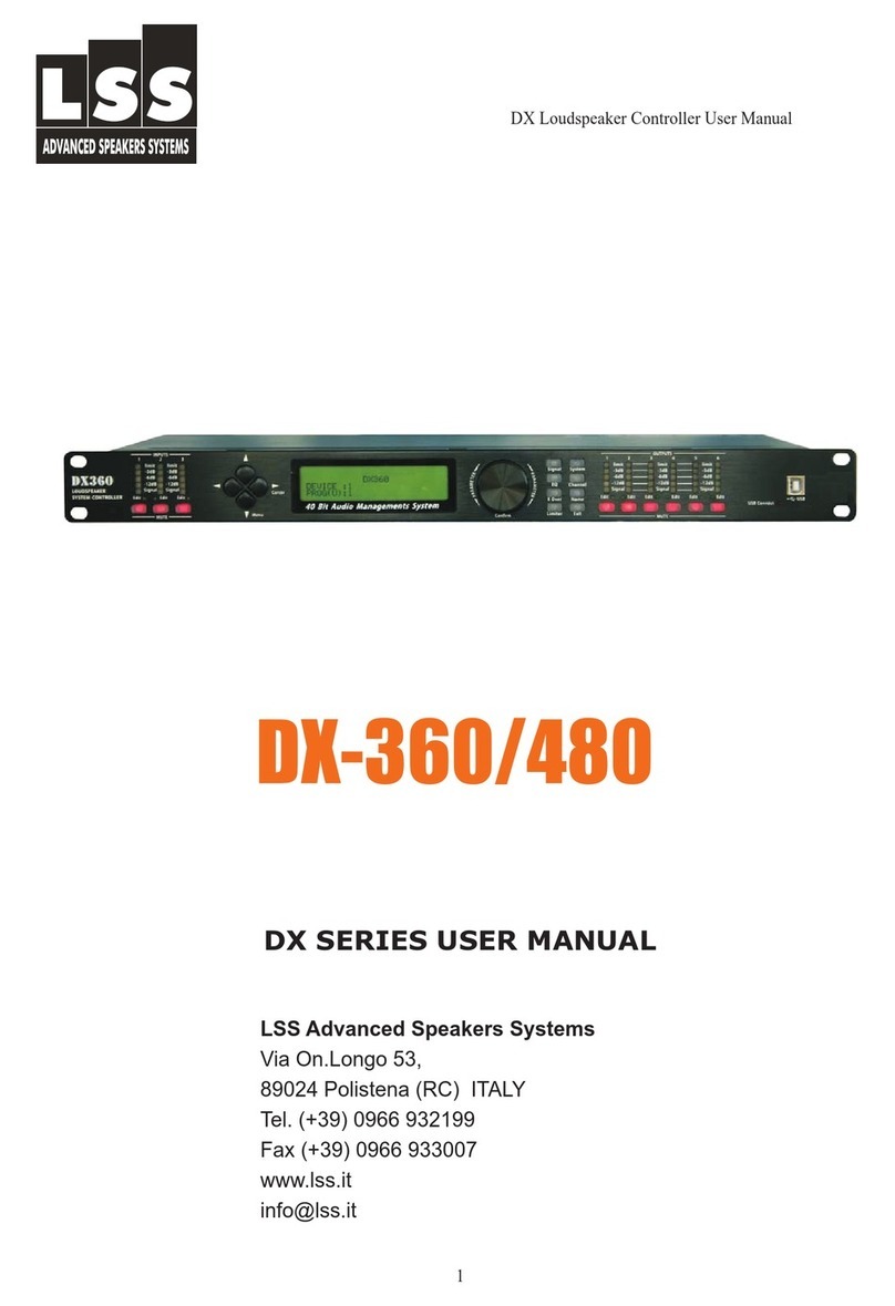 LSS DX-360 user manual