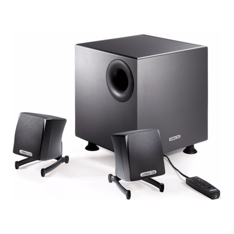 Cambridge Sound Works MegaWorks THX 2.1 250D user guide