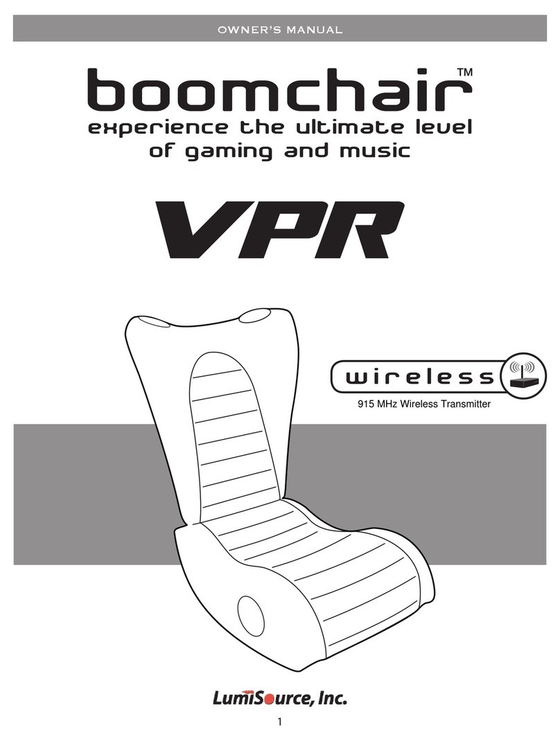 LumiSource boomchair VPR User manual