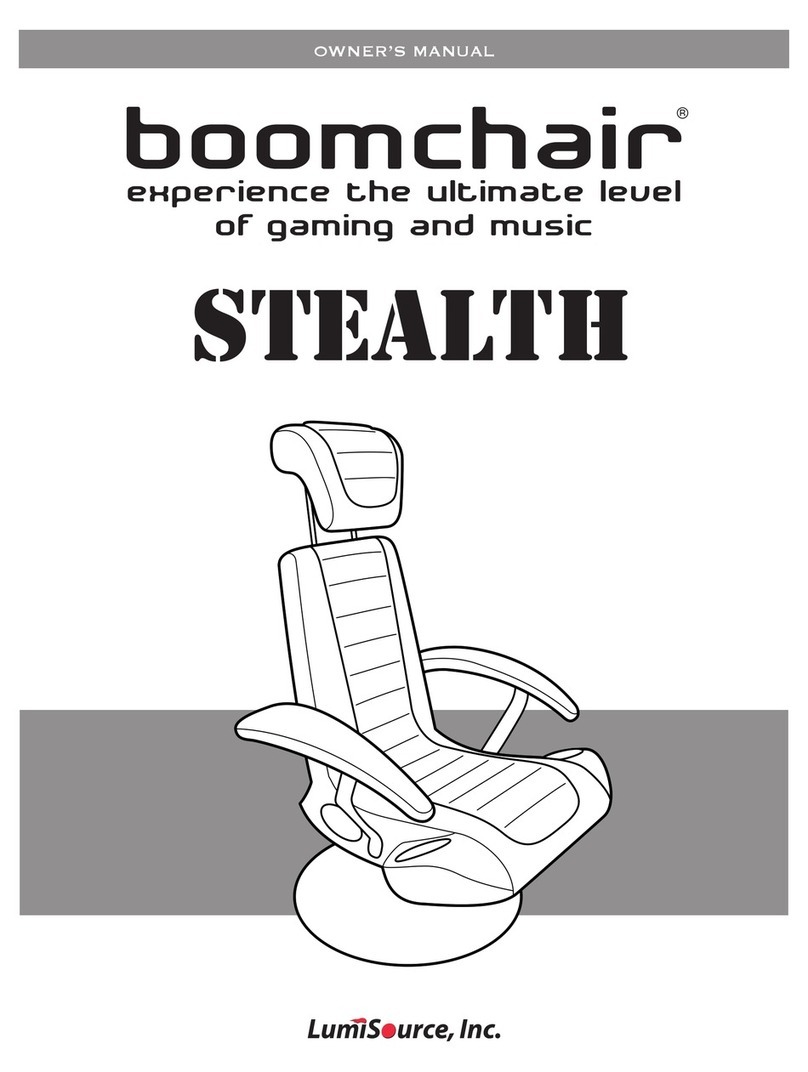 LumiSource boomchair STEALTH User manual