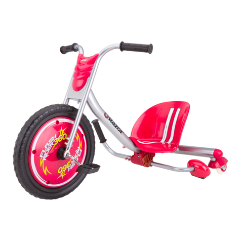 Razor Flash RideR User manual