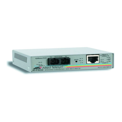Allied Telesis AT-FS232 Series installation guide