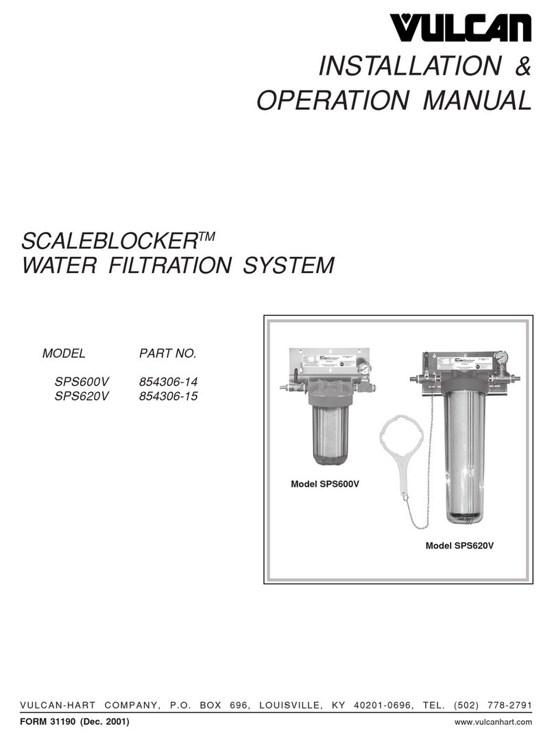 Vulcan-Hart SCALEBLOCKER SPS600V User manual