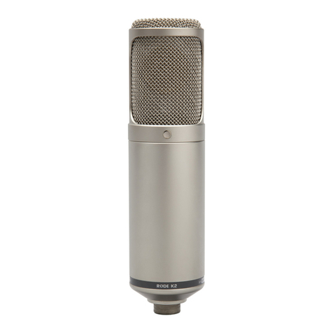 RODE Microphones K2 Instruction guide