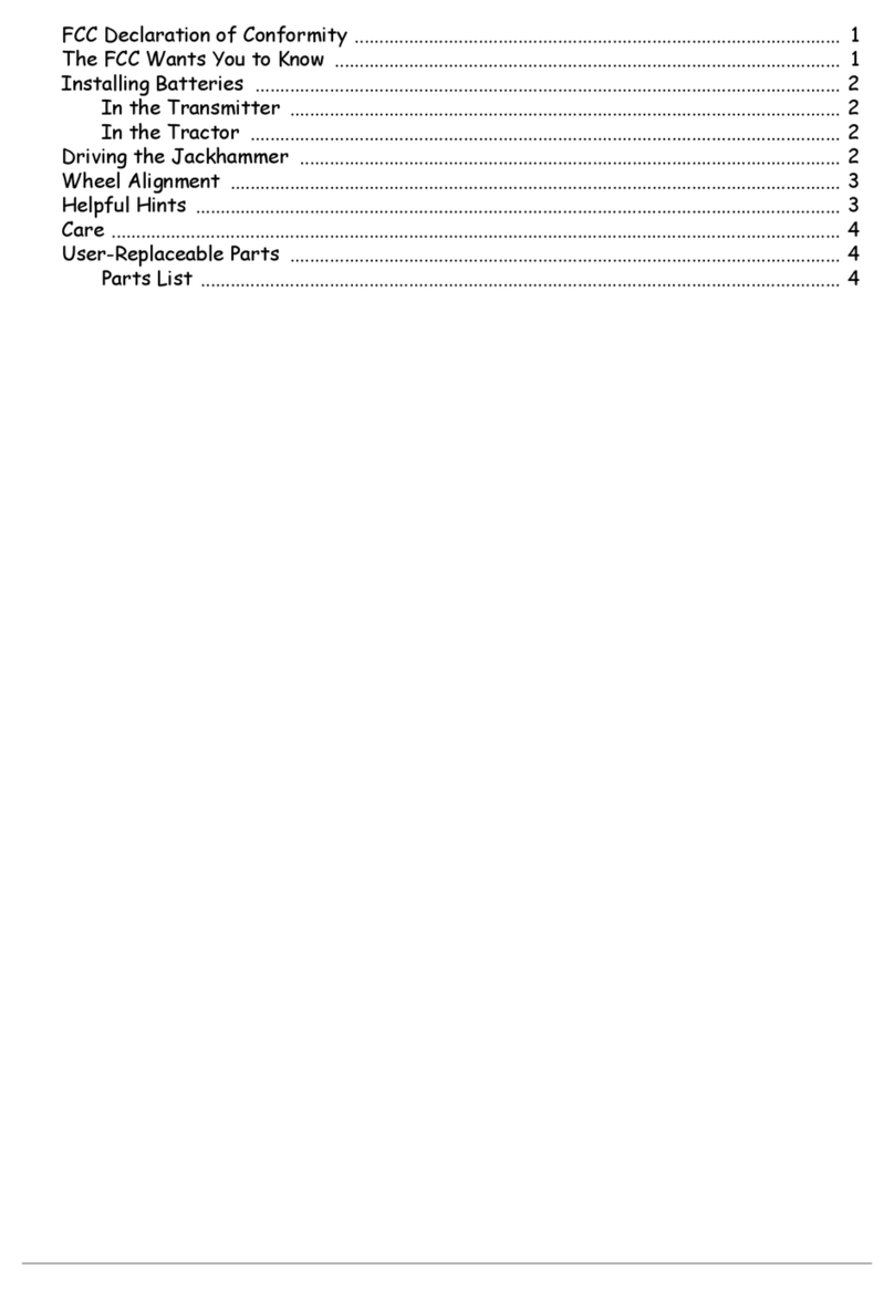 Radio Shack JackHammer User manual