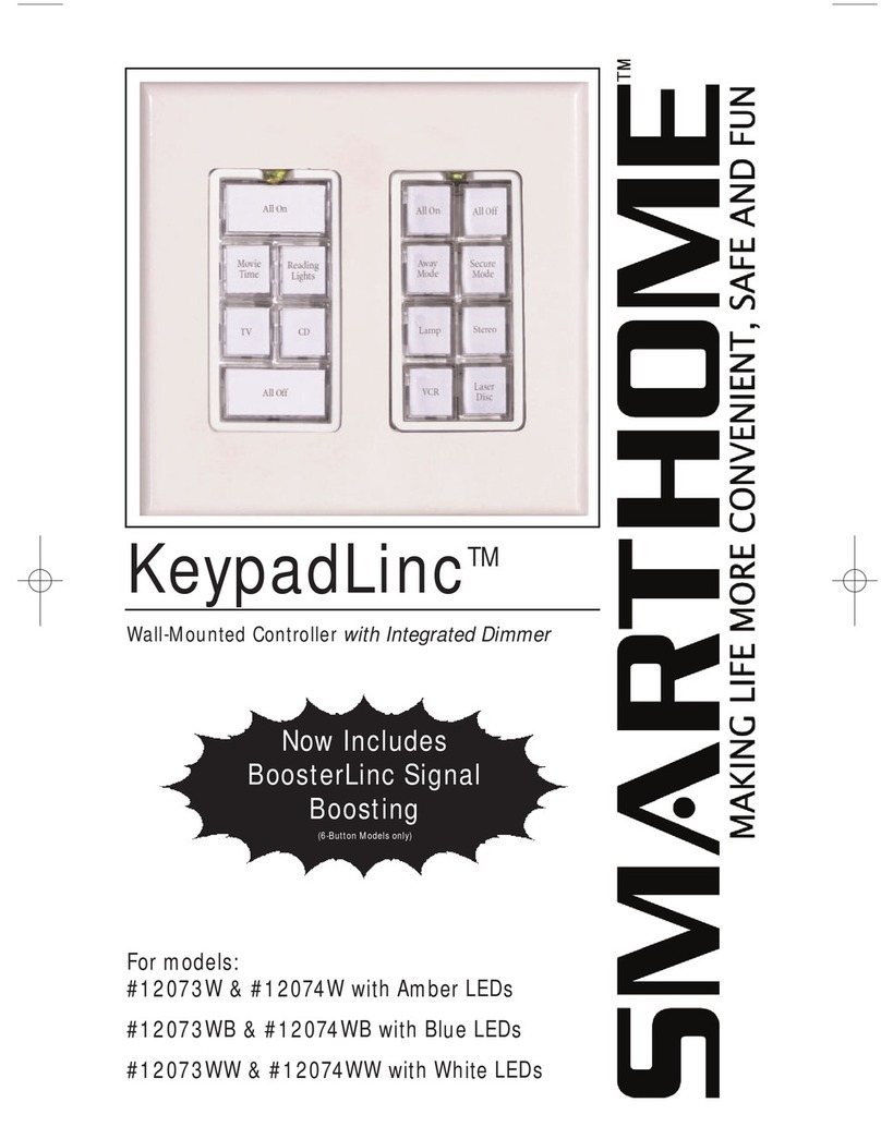 smart home KeypadLinc 12073W user manual