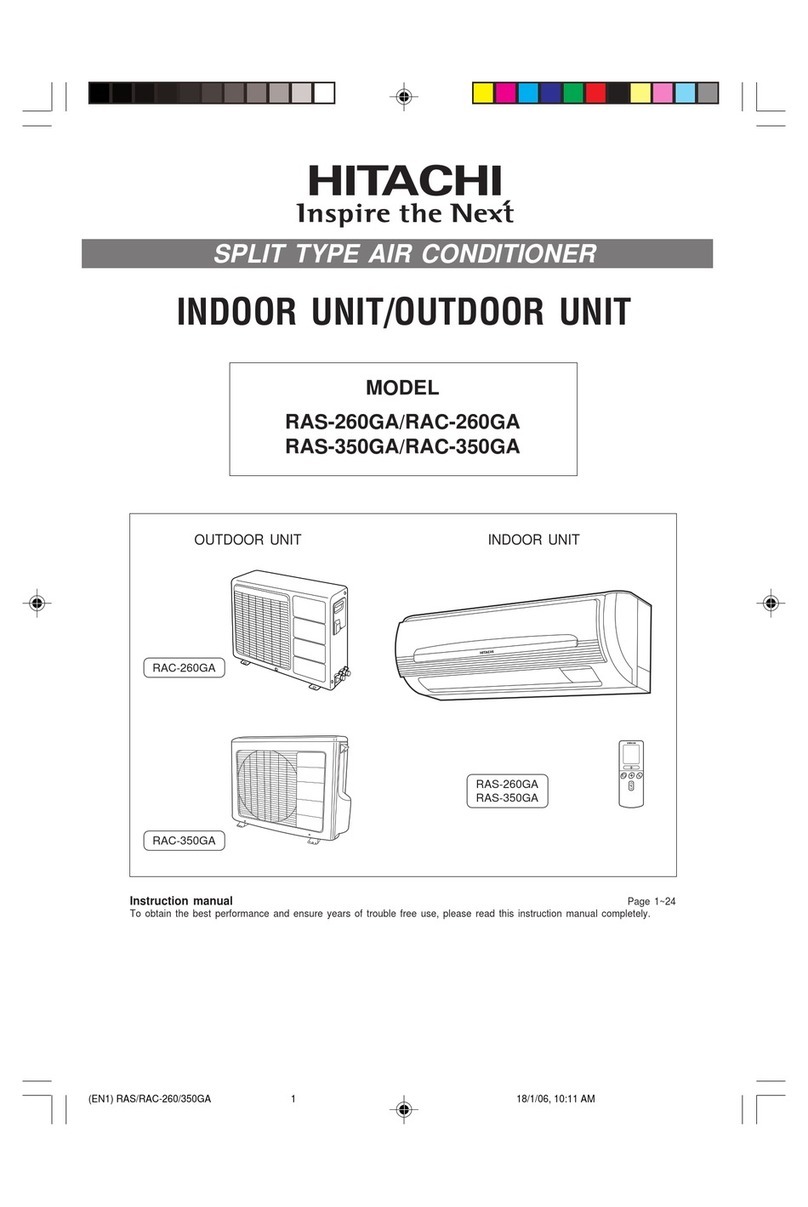 Hitachi RAS-260GA User manual Hitachi RAS-260GA User manual