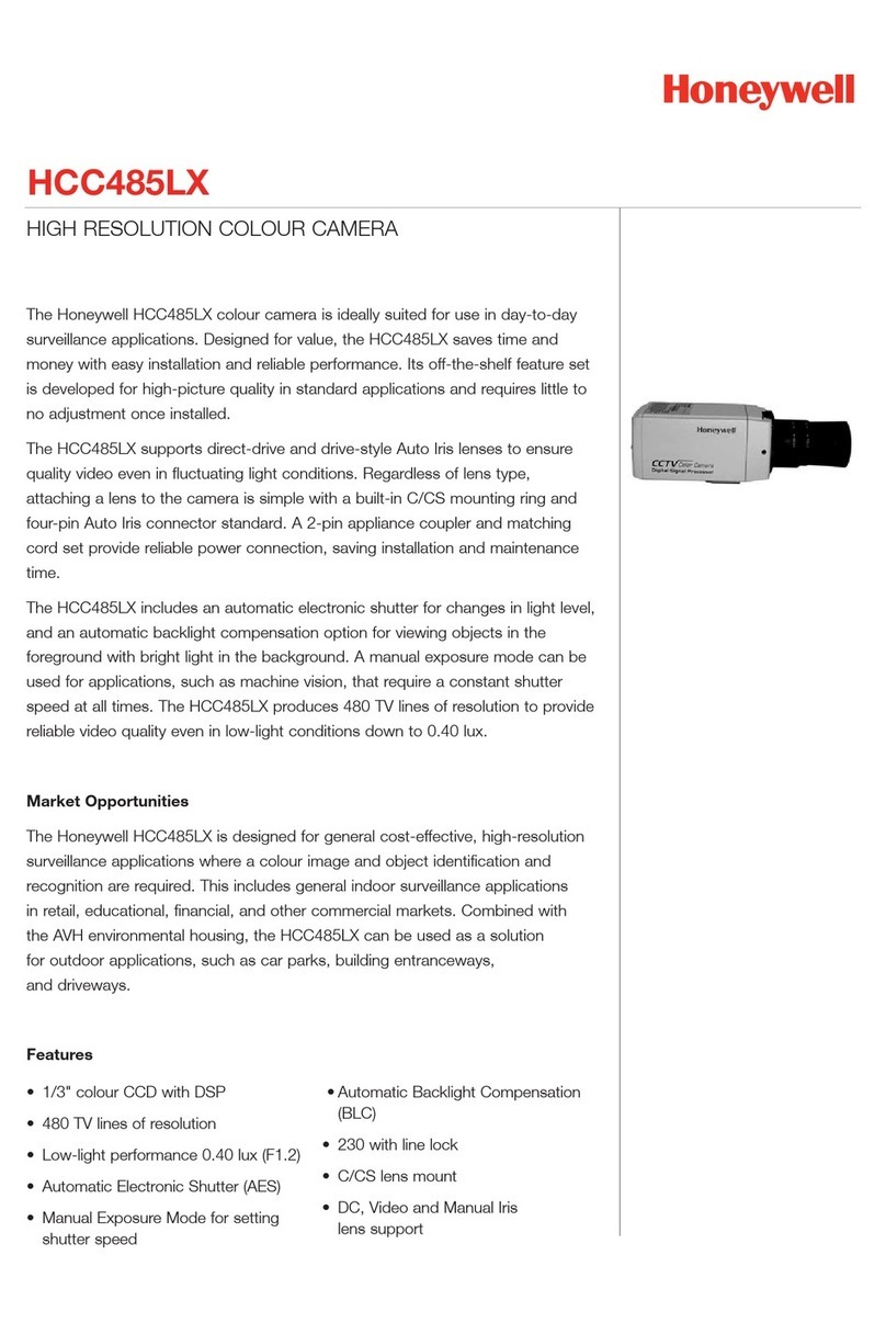 Honeywell HCC485LX User manual