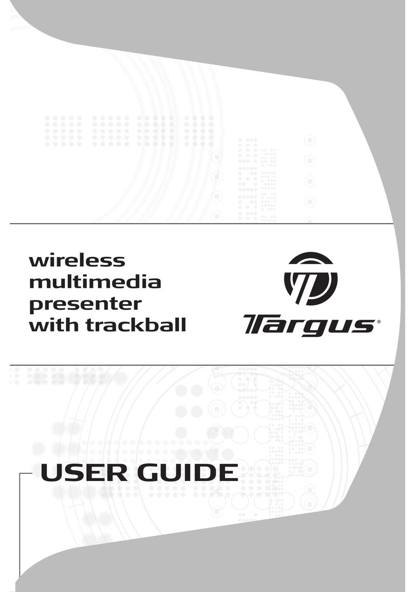 Targus wireless multimedia presenter User manual Targus wireless multimedia presenter User manual