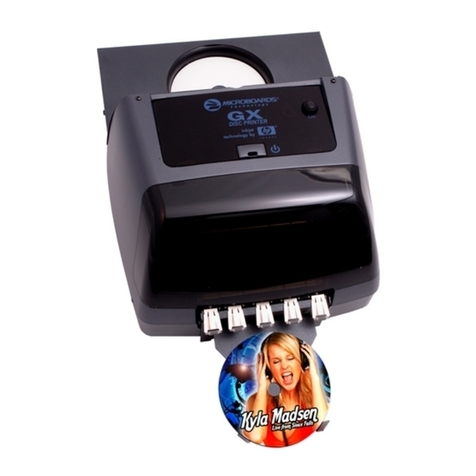 MicroBoards Technology GX Disc Printer User manual