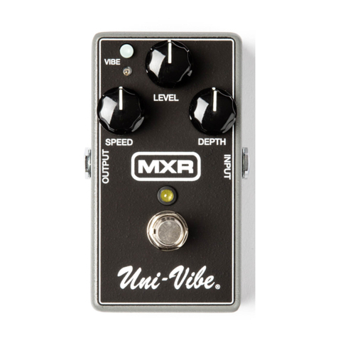 mxr UNI-VIBE M68 Manual
