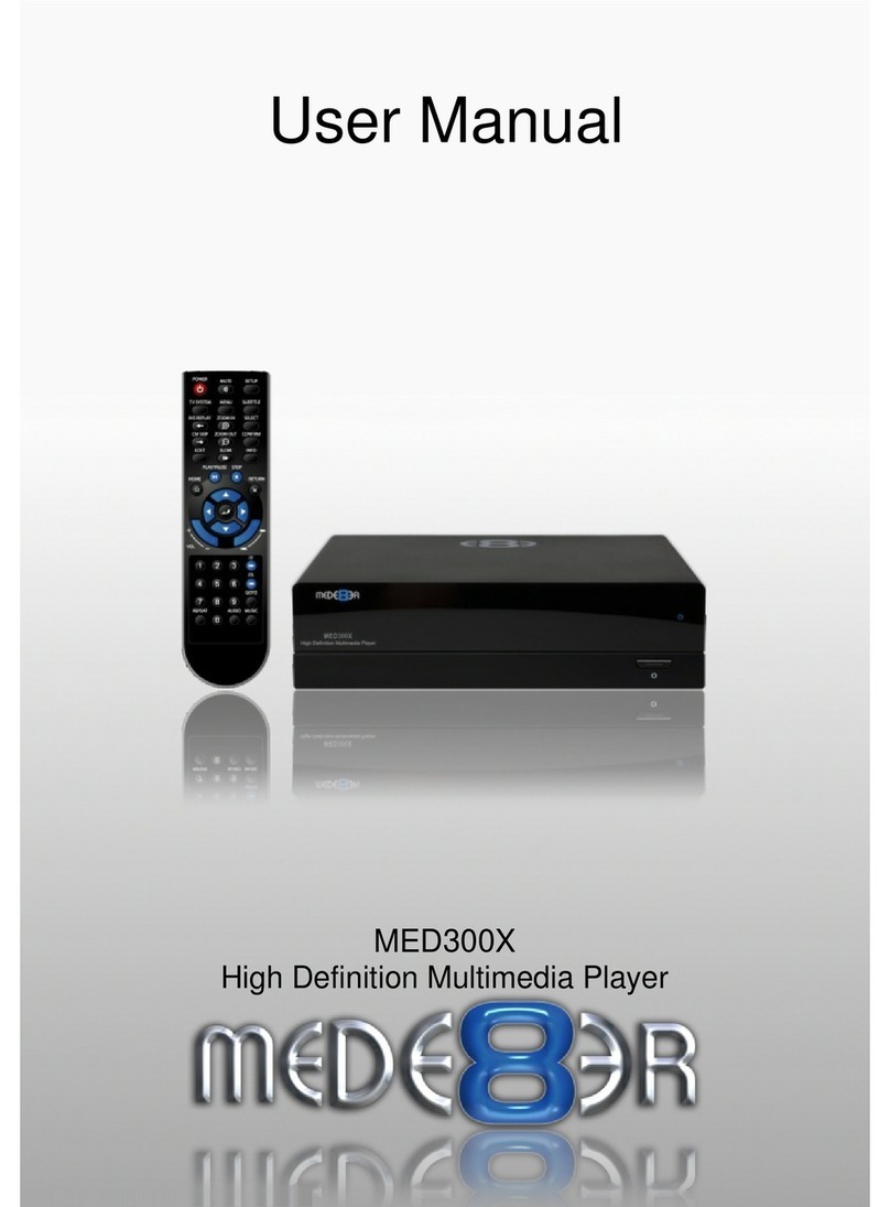 Mede8er MED300X User manual