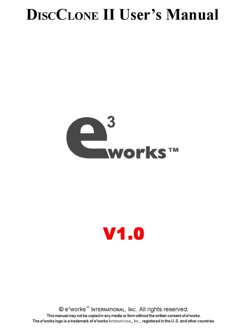e3works DISCCLONE II user manual