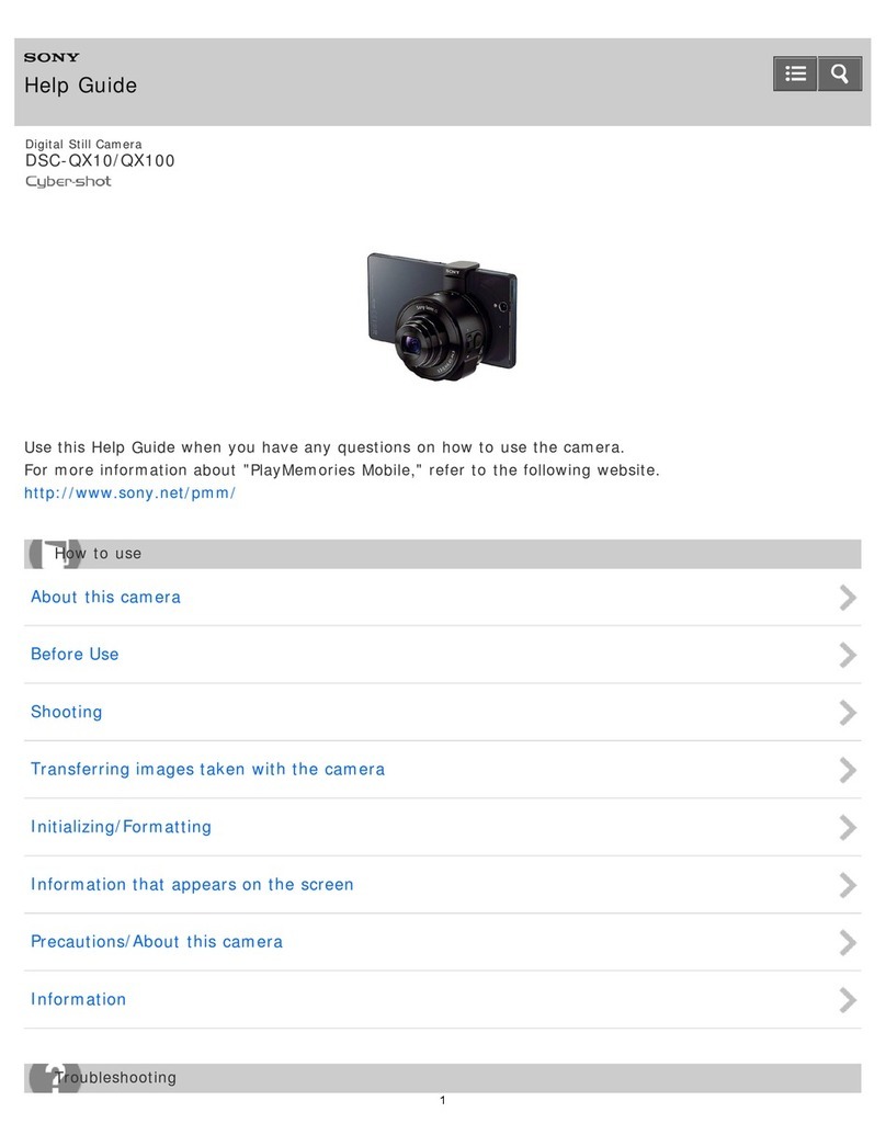 Sony Cyber-shot DSC-QX10 Reference guide