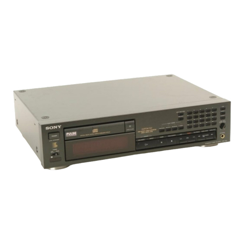 Sony CDP-991 operating instructions