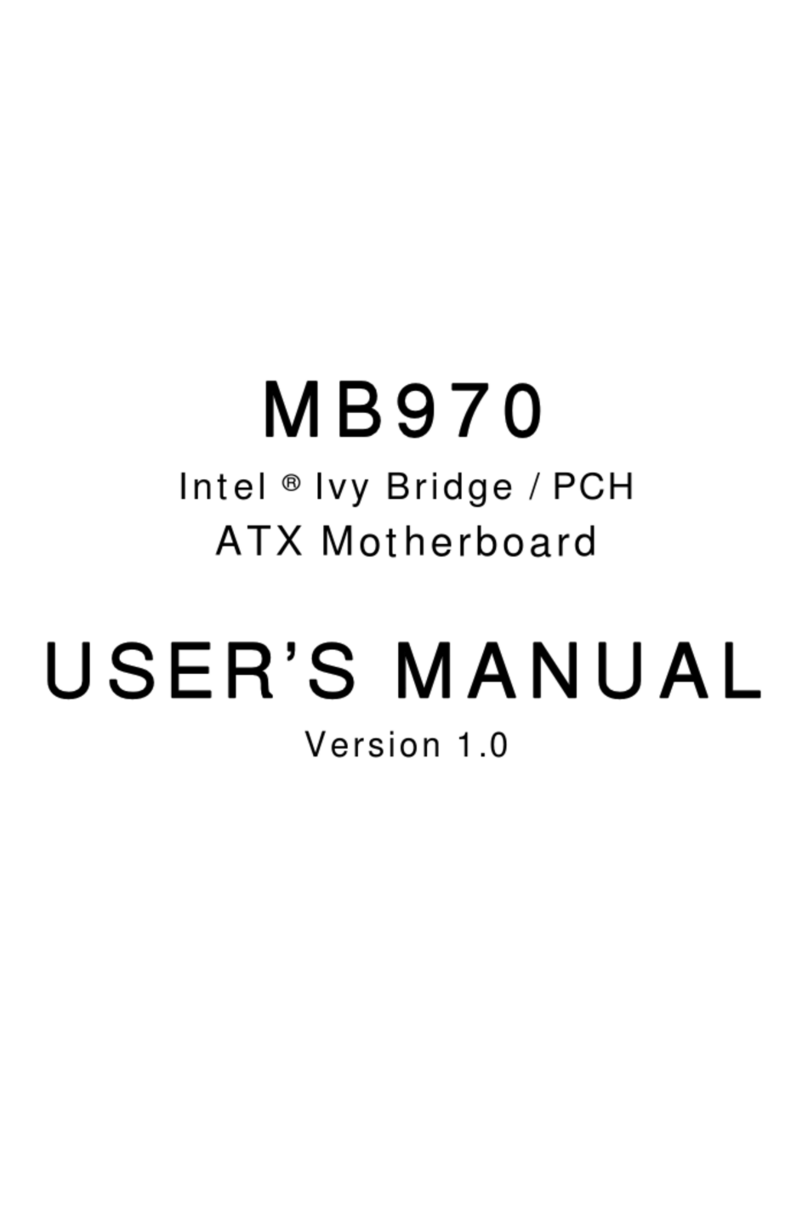 Intel MB970 User manual