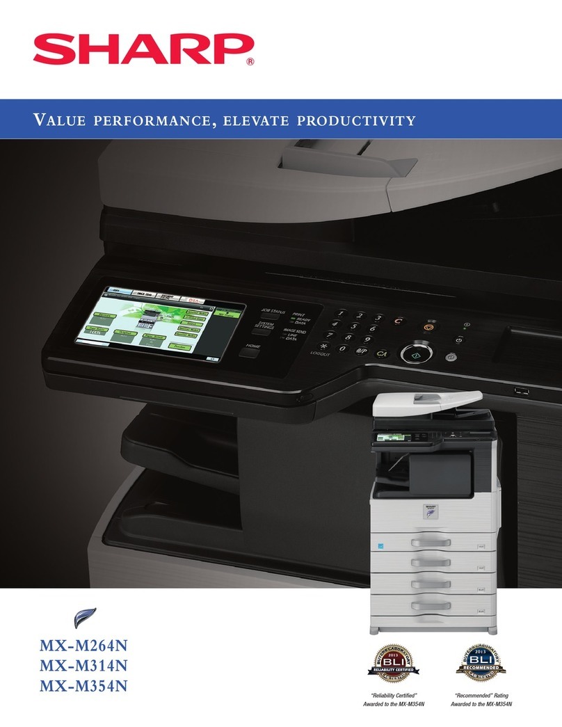 Sharp MX-M264N User manual