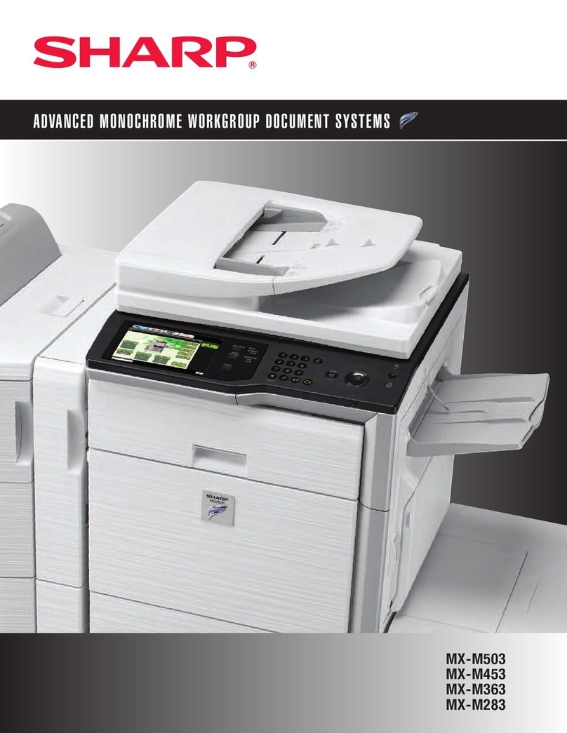 Sharp MX-M503 User manual