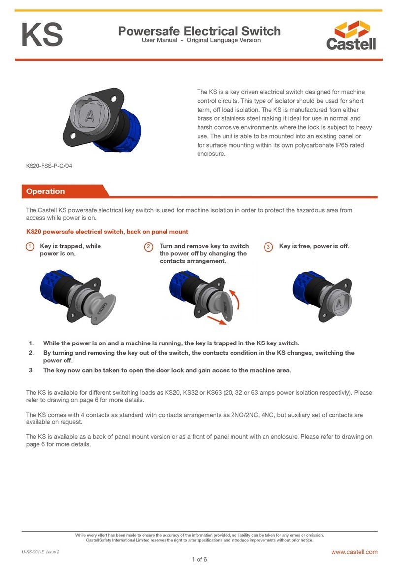 Castell KS20-FSS-P-C/O4 user manual