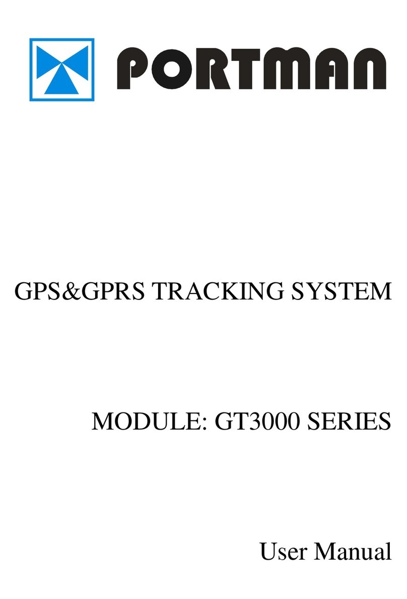 PORTMAN GT3000 SERIES User manual