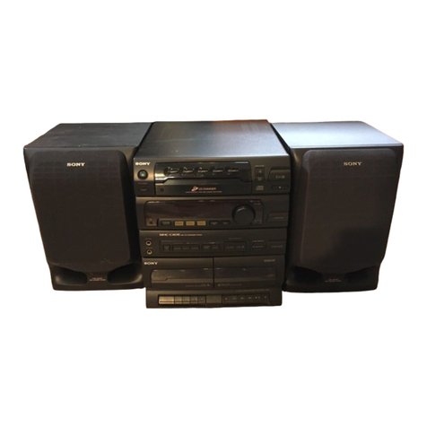 Sony MHC-C405 User manual Sony MHC-C405 User manual