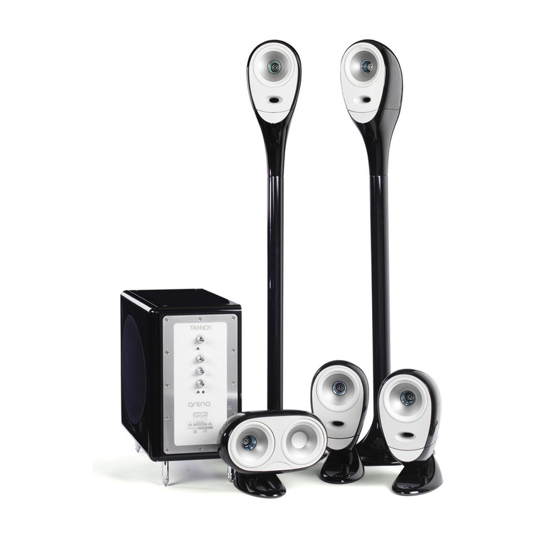 Tannoy arena owner's manual Tannoy arena owner's manual