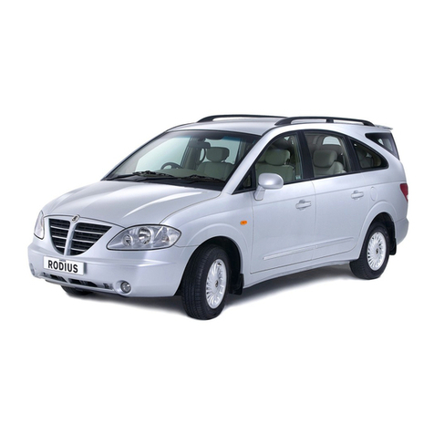 SSANGYONG RODIUS User manual SSANGYONG RODIUS User manual