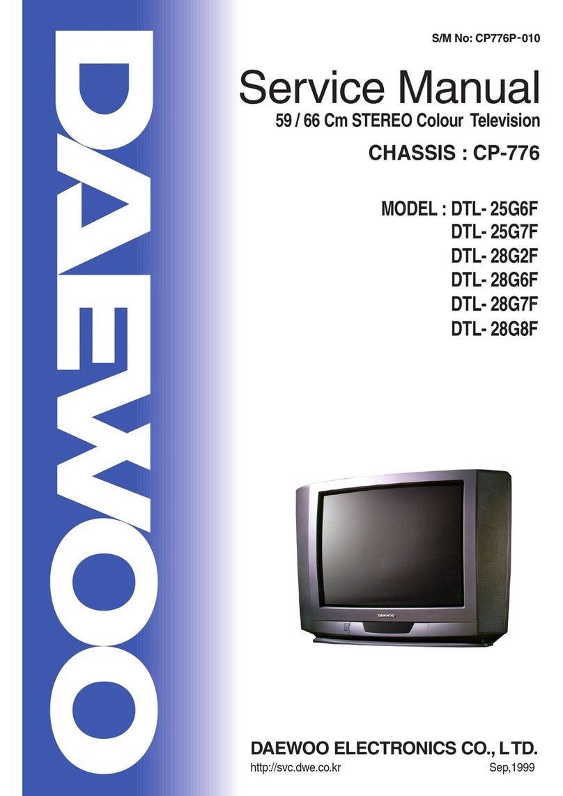 Daewoo DTL- 25G6F User manual