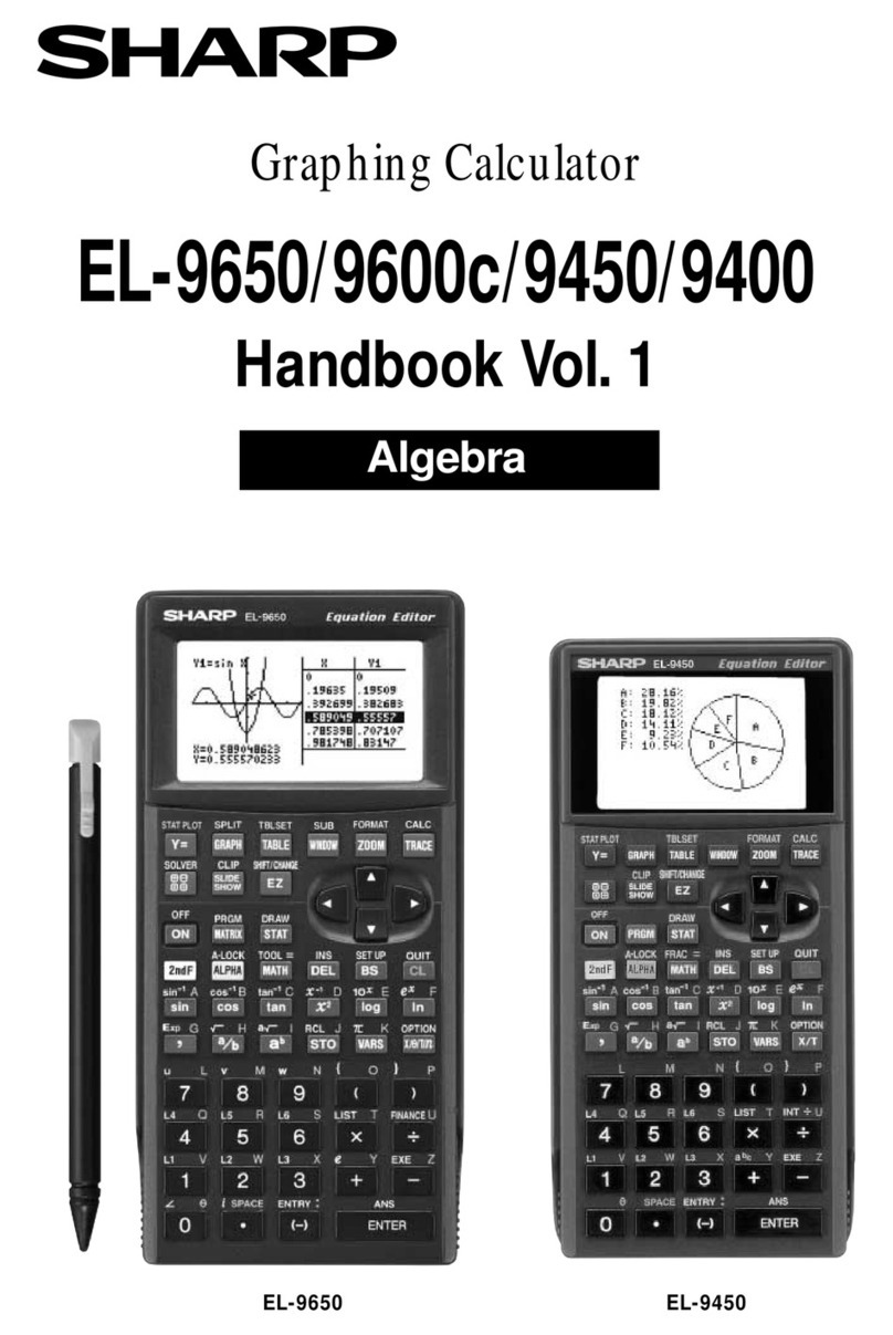 Sharp EL-9650 Handbook