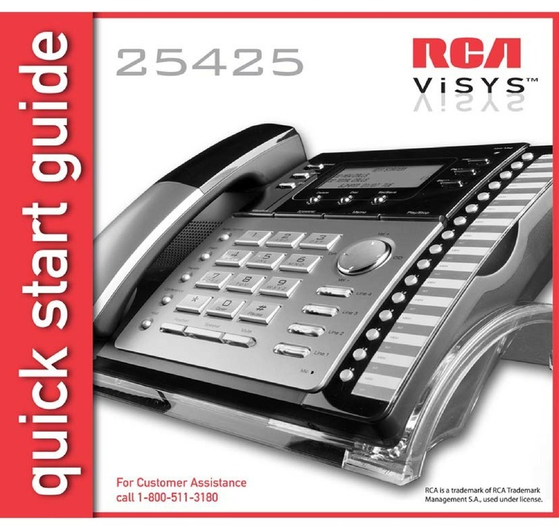 RCA 25425 User manual