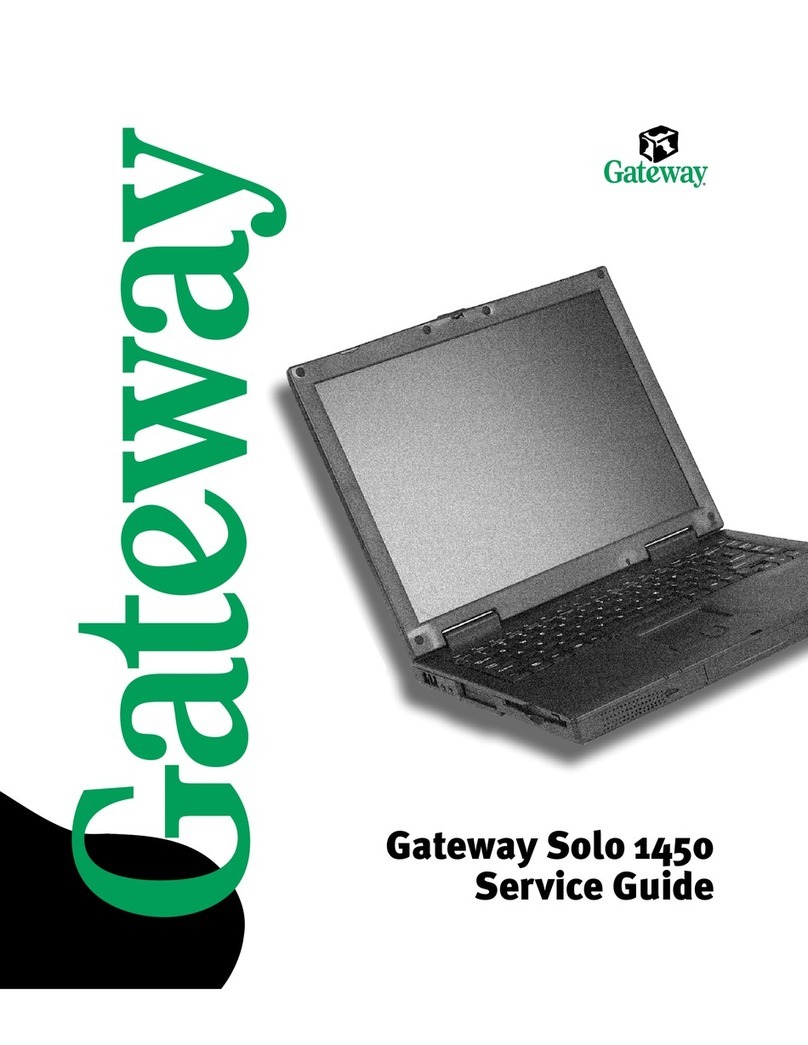 Gateway Solo1450 User manual