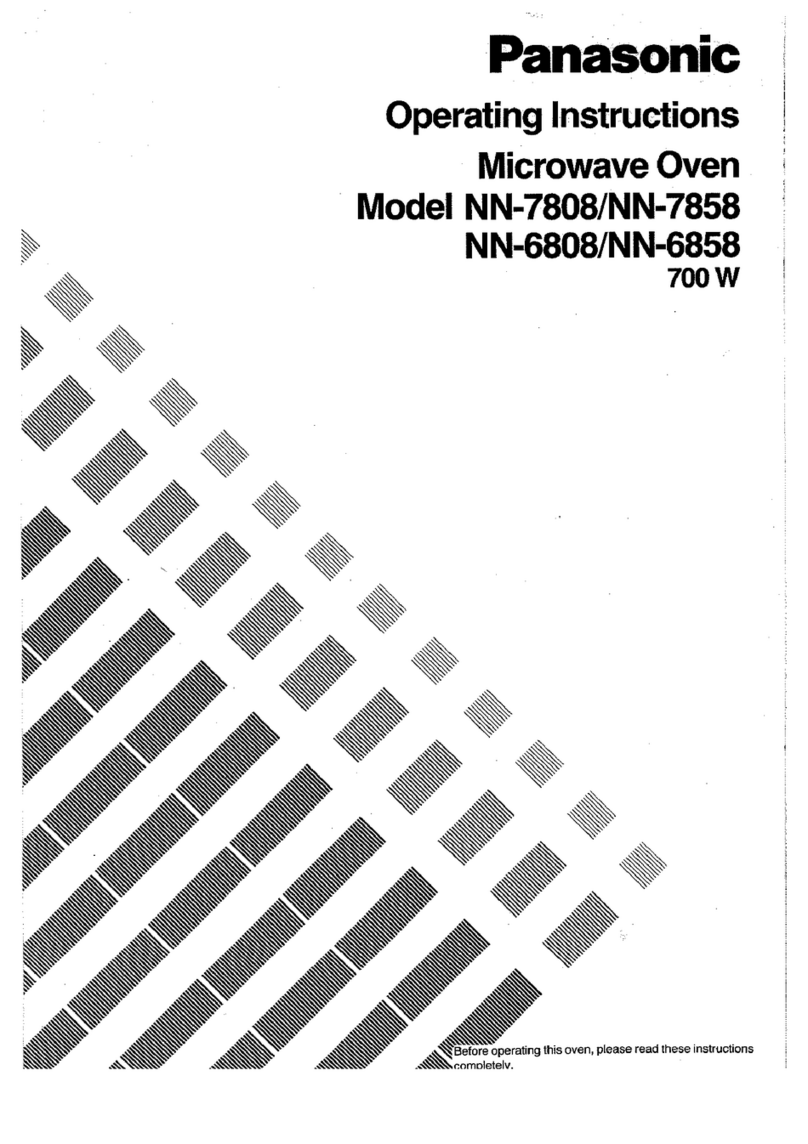 Panasonic NN-7808 operating instructions