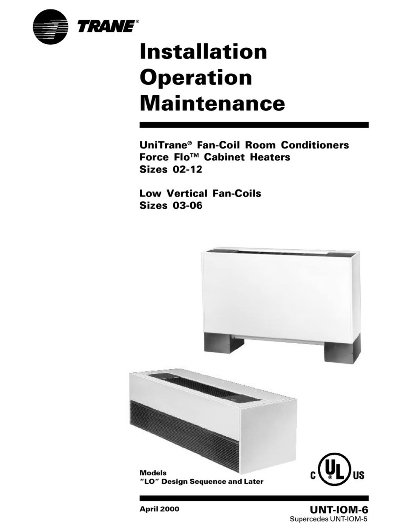 Trane UniTrane Owner's manual