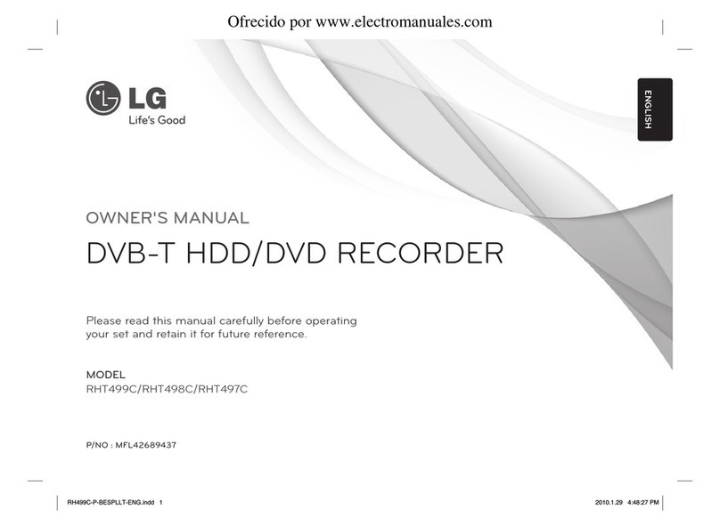 LG RHT499C User manual